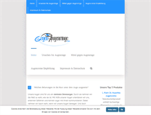 Tablet Screenshot of gegen-augenringe.com